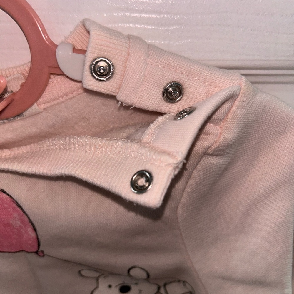 Disney Pooh Light Pink Toddler Sweater - Picture 3 of 4